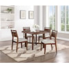 Holland House 1139 5-Piece Dining Set with Round Table