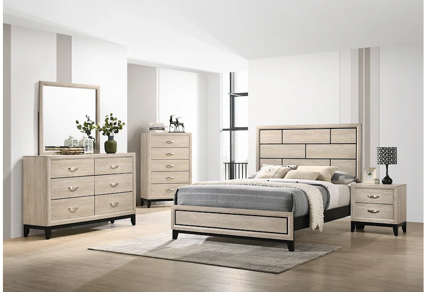 Akerson Queen Bedroom Group by Crown Mark at Elgin Furniture