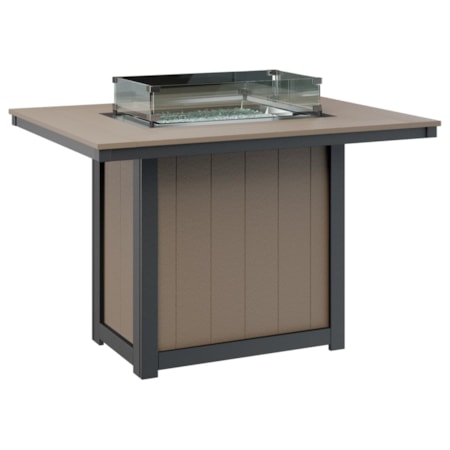 42" x 54" Counter-Height Fire Table