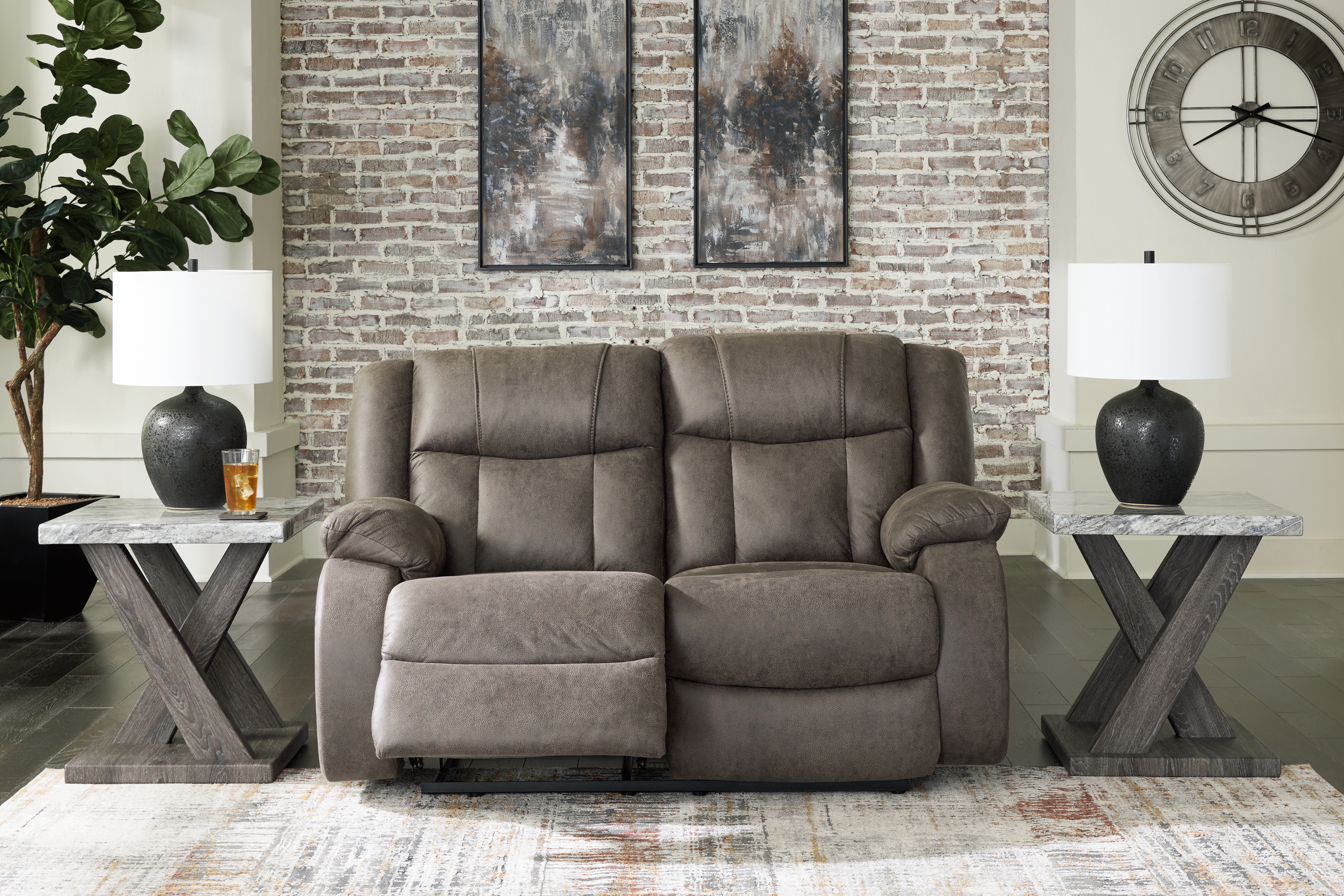 Ashley Signature Design First Base Living Room Set