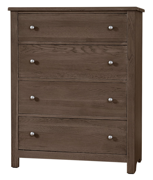 Transitional 4-Drawer Chest of Drawers