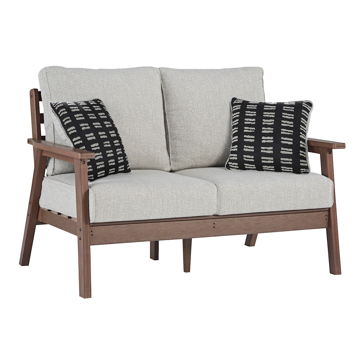 Signature Design by Ashley Emmeline Outdoor Loveseat with Cushion