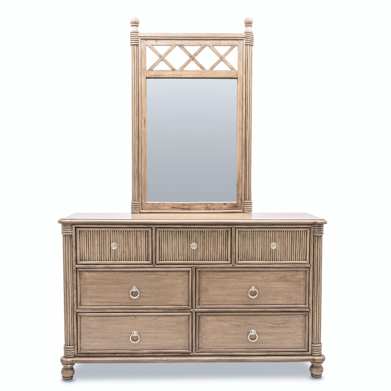 Sea Winds Trading Company Malibu Dresser and Mirror