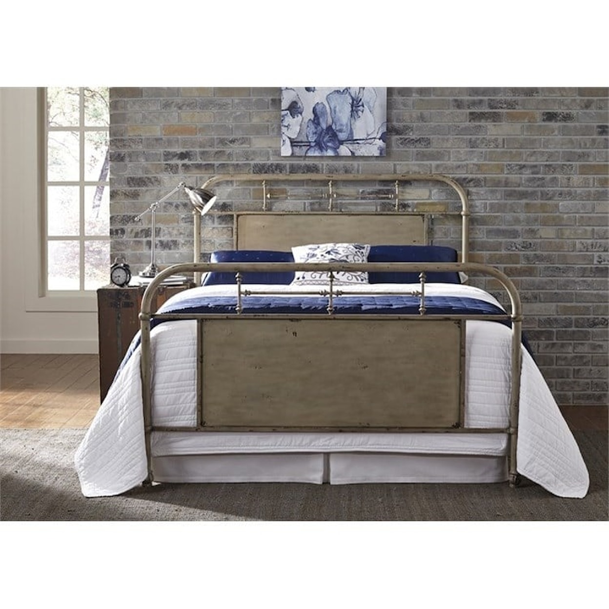 Liberty Furniture Vintage Series Queen Metal Bed