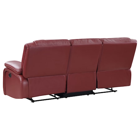 3-piece Reclining Sofa Set Red