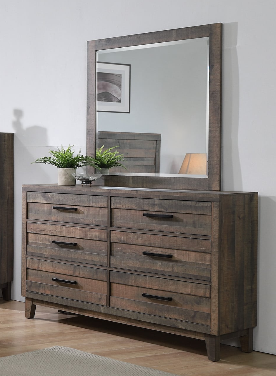 Crown Mark B82801x1+B828011x1 Rustic Contemporary Dresser and