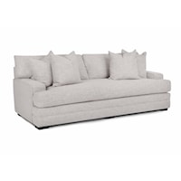 Transitional Sofa with Block Legs