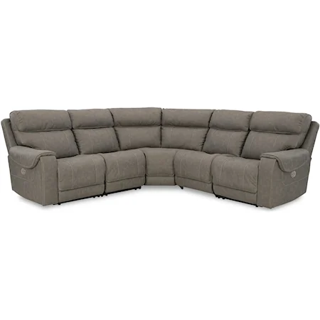 5-Piece Power Reclining Sectional