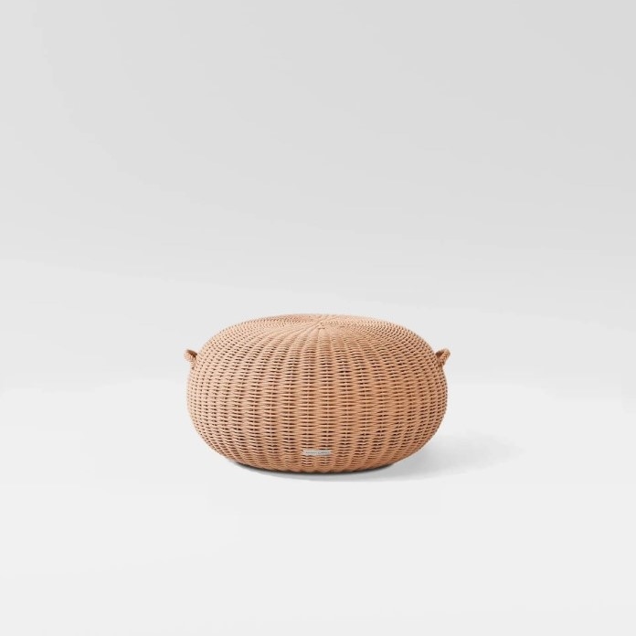 Juno 29" Round Woven Pouf