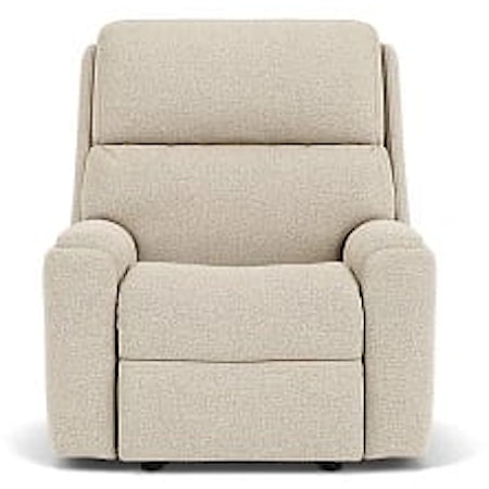 Casual Power Recliner with Power Headrest and USB Port