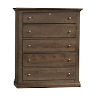 Rustic 5-Drawer Chest