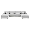 Modway Commix 6-Piece Sectional Sofa