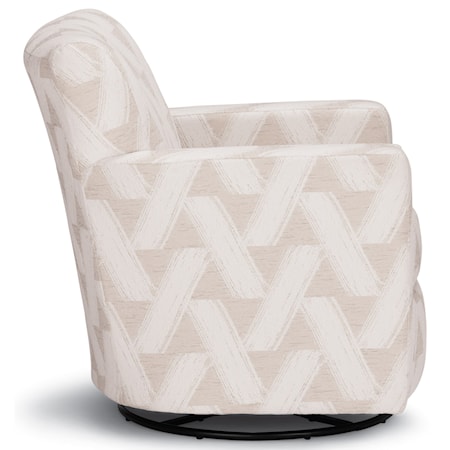 Swivel Barrel Chair