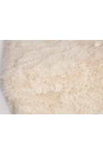 Jofran Huggy Huggy Faux Fur Accent Bench with Storage - Sand