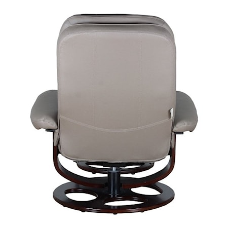 Pedestal Reclining Chair+Ottoman