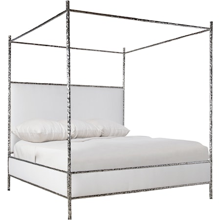 Odette King Fabric Canopy Bed