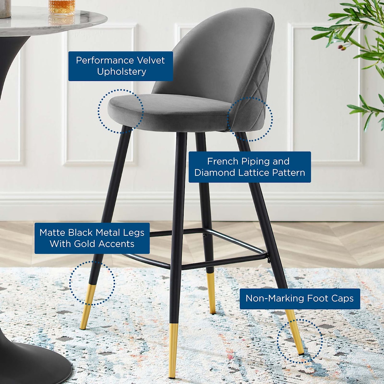 Modway Cordial Bar Stools