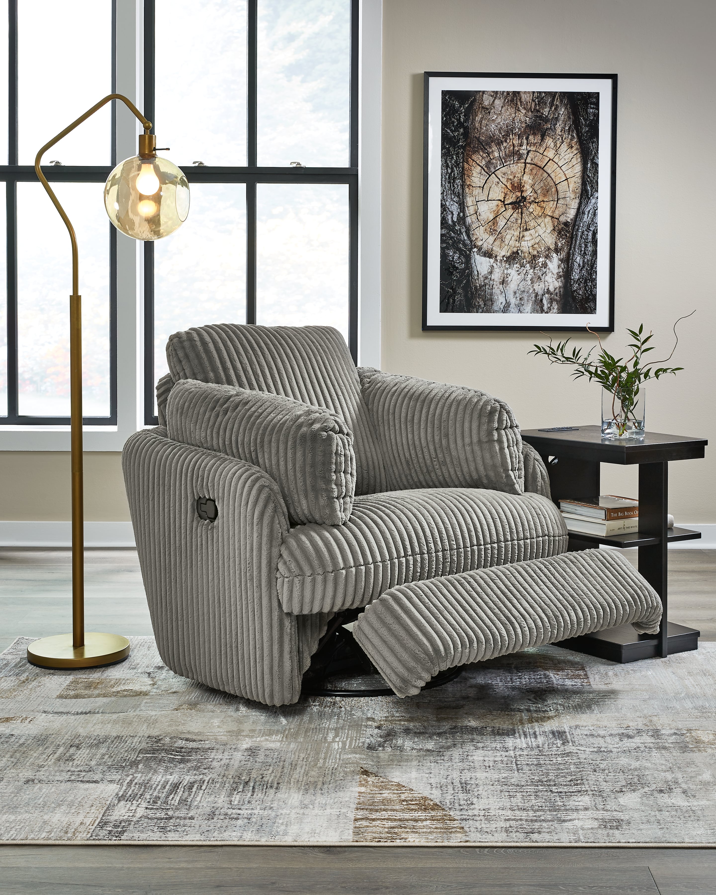 Signature Design by Ashley Tie-Breaker Swivel Glider Recliner