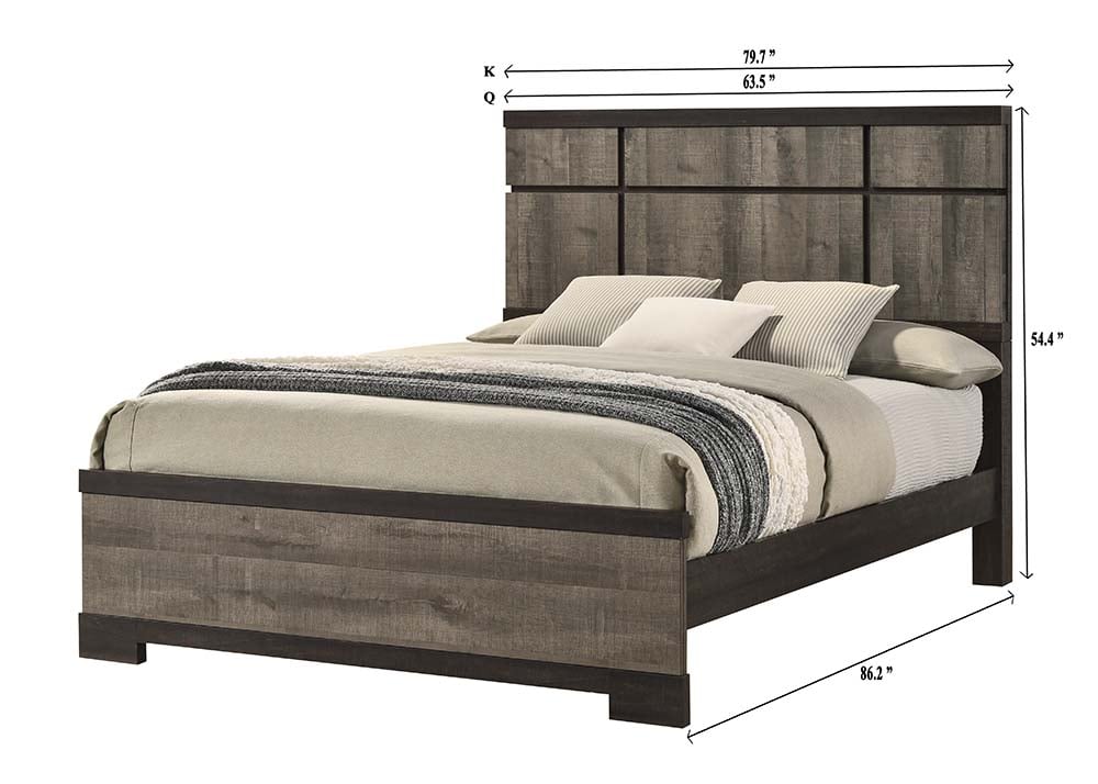 Crown Mark Remington Queen Panel Bed