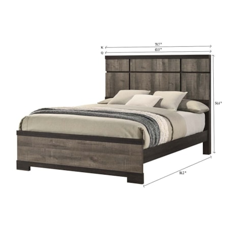 Queen Panel Bed