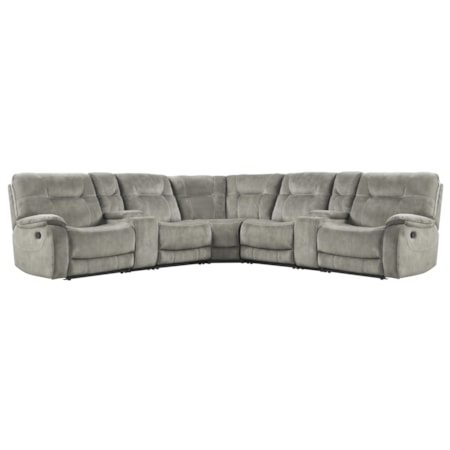 7-Piece Manual Reclining Sectional Sofa