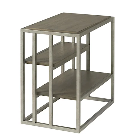 Industrial Contemporary Chairside Table