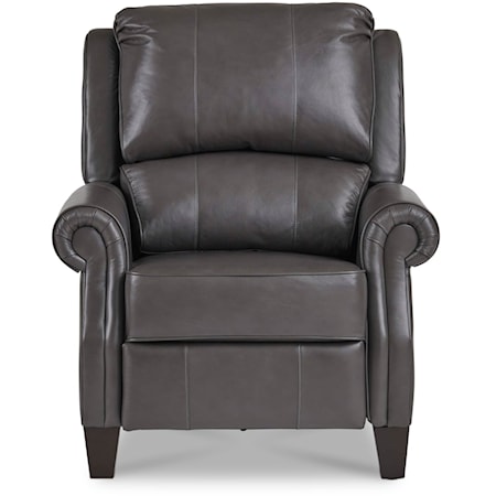 Transitional High Leg Power Reclining Chair with USB Port