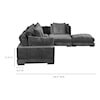 Moe's Home Collection Tumble Tumble Dream Modular Sectional Charcoal