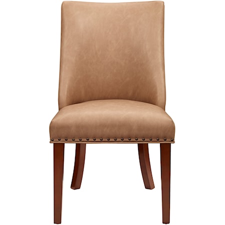 Dining Chair with Faux Leather Upholstery