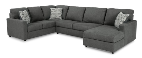 3-Piece Sectional With Chaise