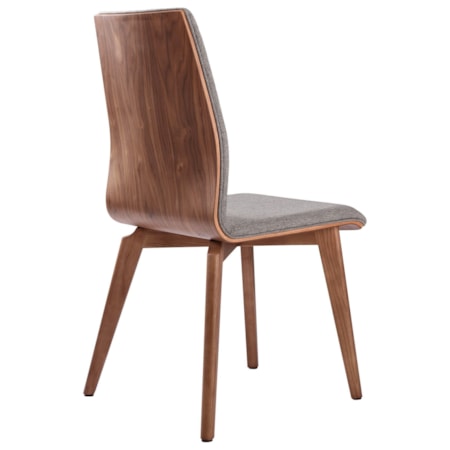 Dining Chairs in Walnut Finish