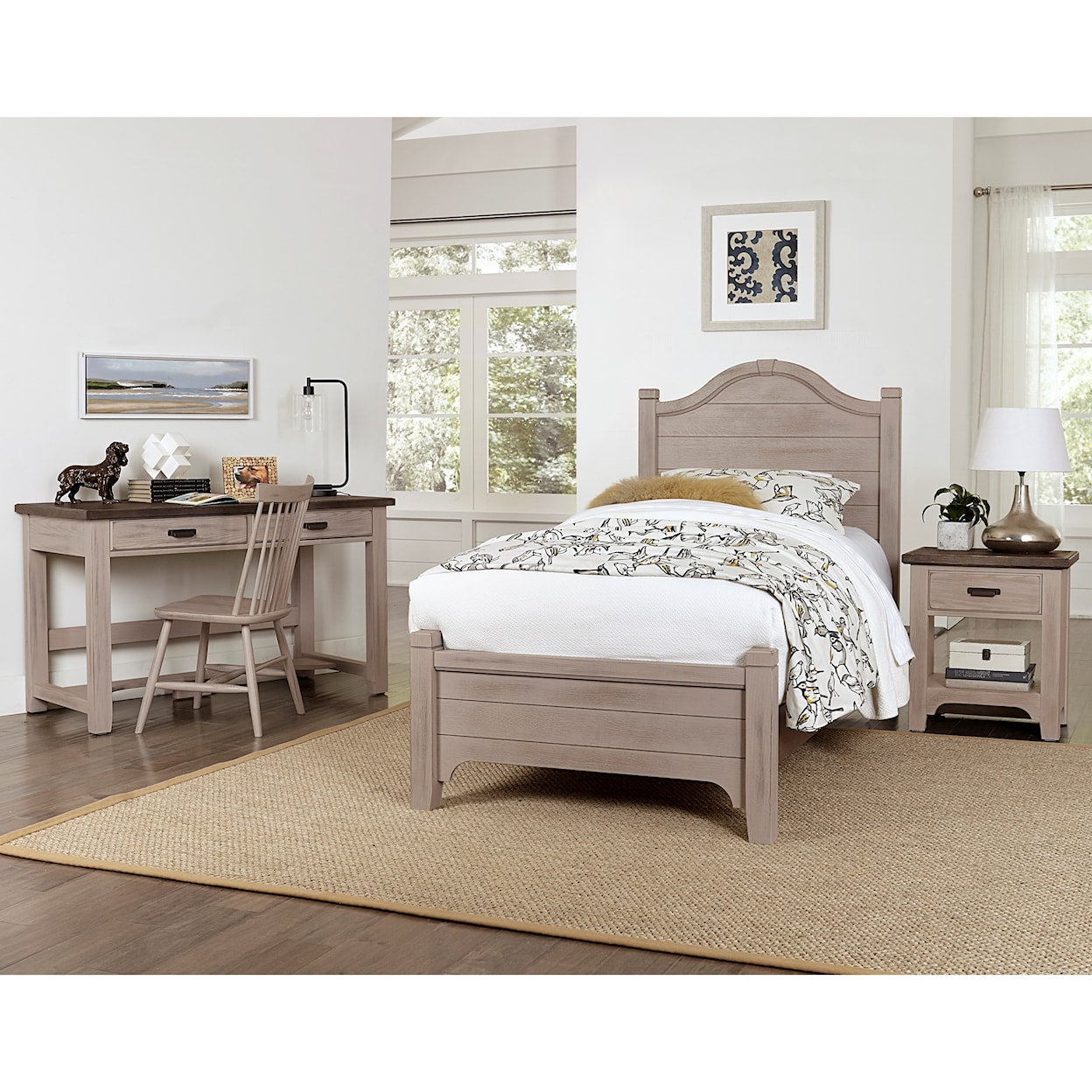 Laurel Mercantile Co. Bungalow Twin Bedroom Group