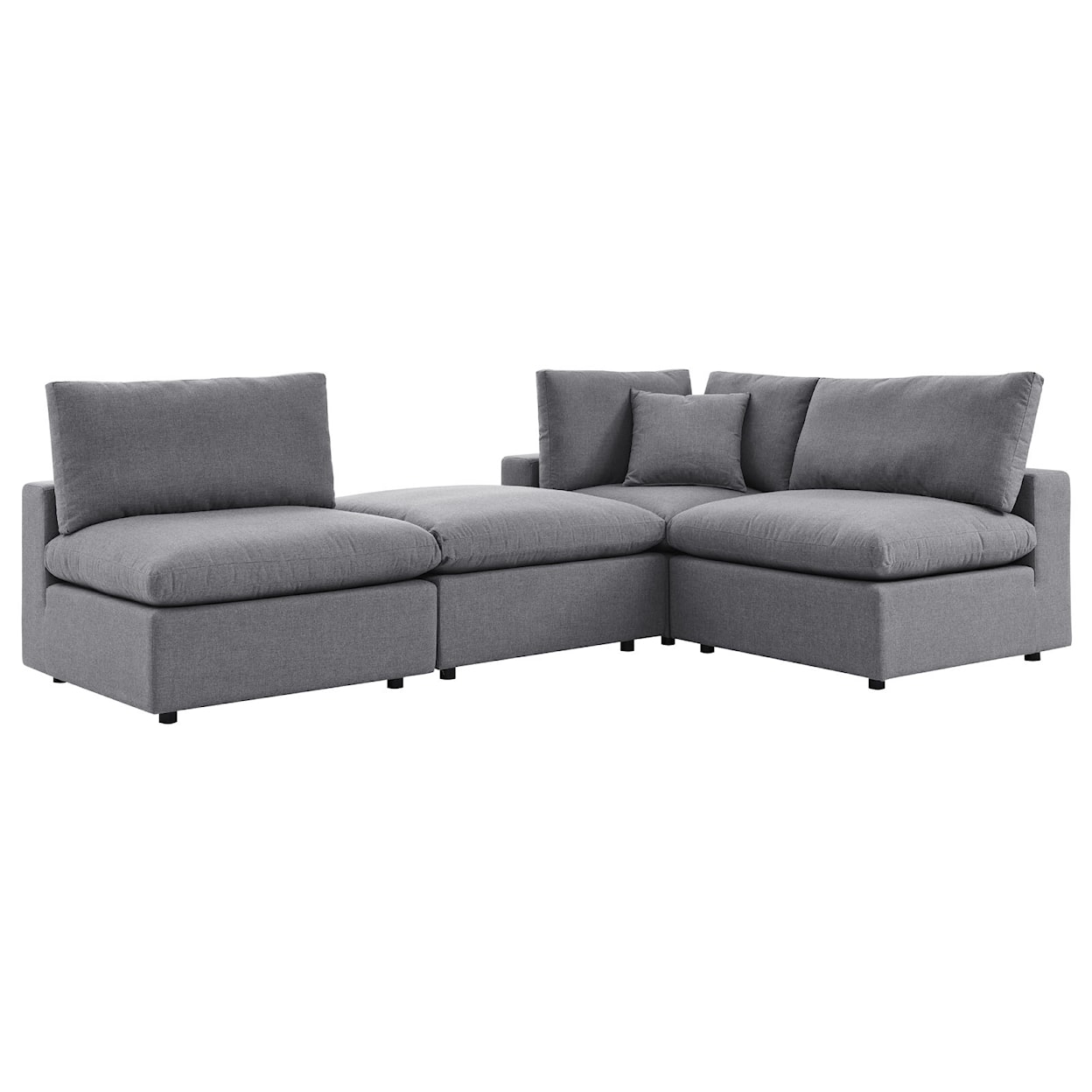 Modway Commix Outdoor 4-Piece Sectional Sofa