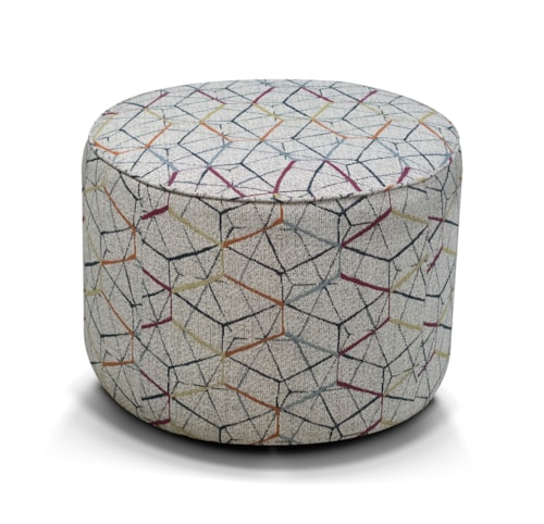 Contemporary Medium Round Ottoman