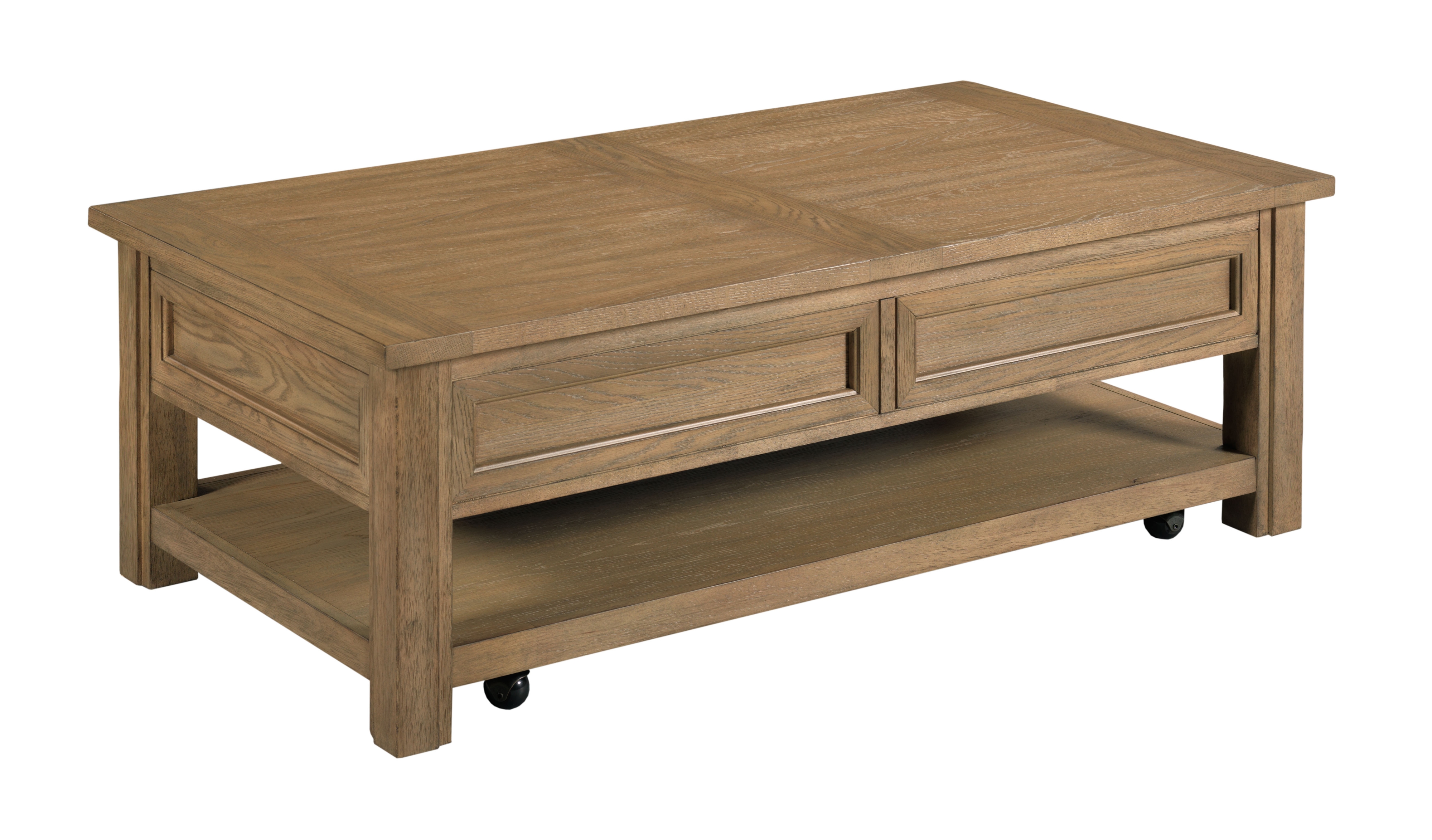 Rectangular 2-Drawer Coffee Table