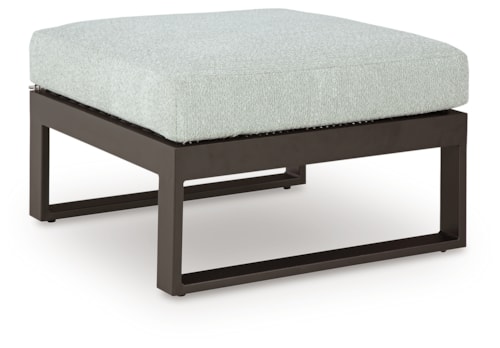 Outdoor Ottoman With Cushion