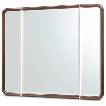 Beveled Dresser Mirror w/LED Lighting