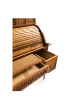 Jonathan Charles JC Traditional Satinwood Roll Top Desk