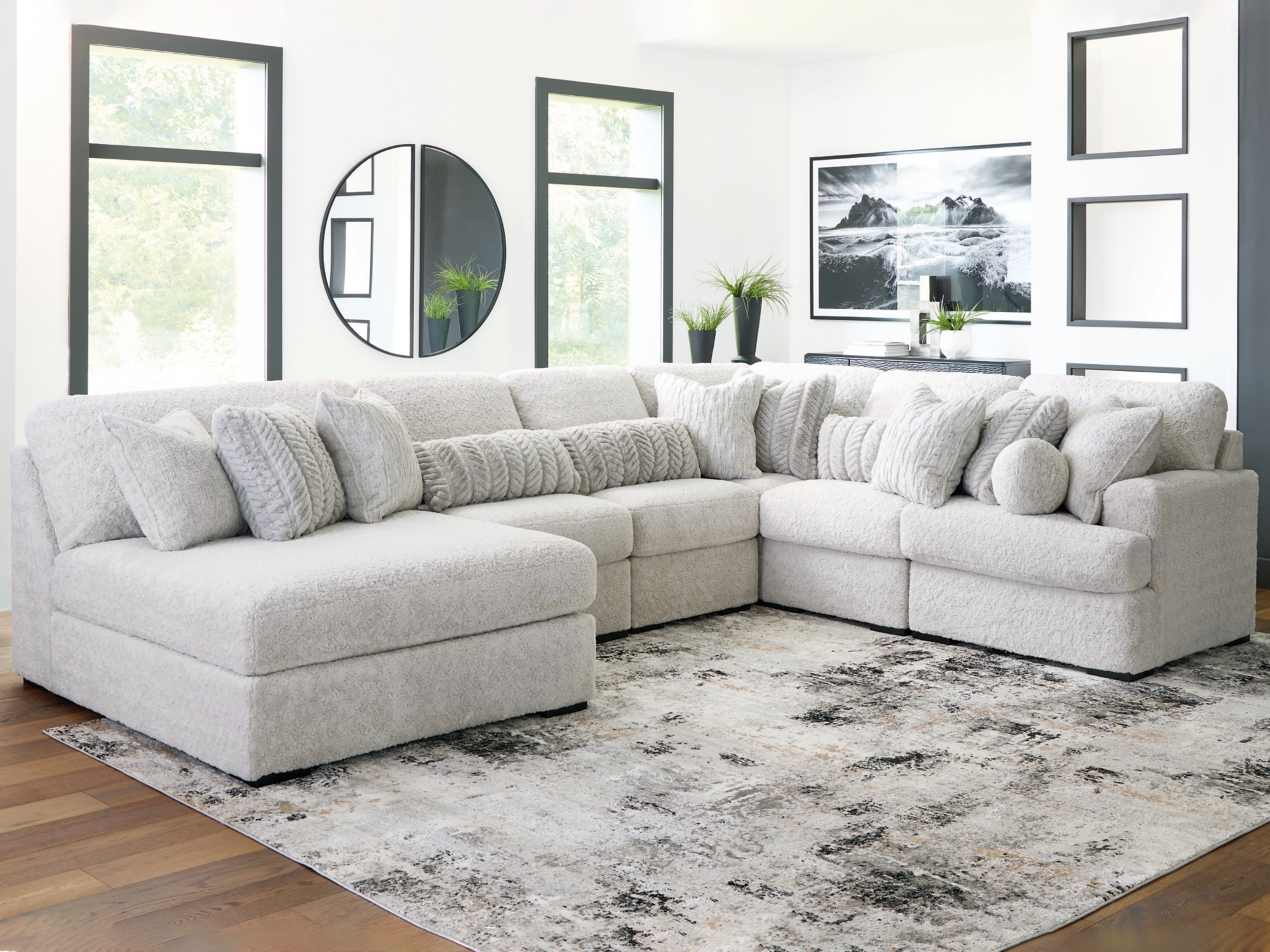 6-Piece Sectional With Chaise