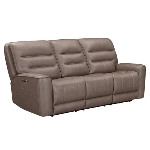 Transitional Power Reclining Sofa
