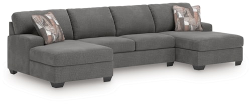 3-Piece Sectional With Double Chaise