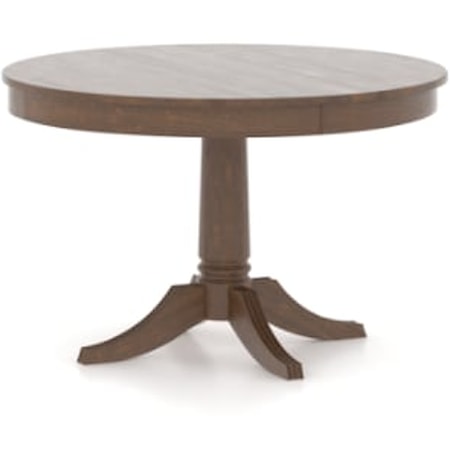 Round Wood Table