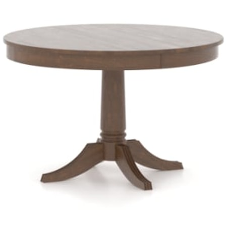 Round Wood Table