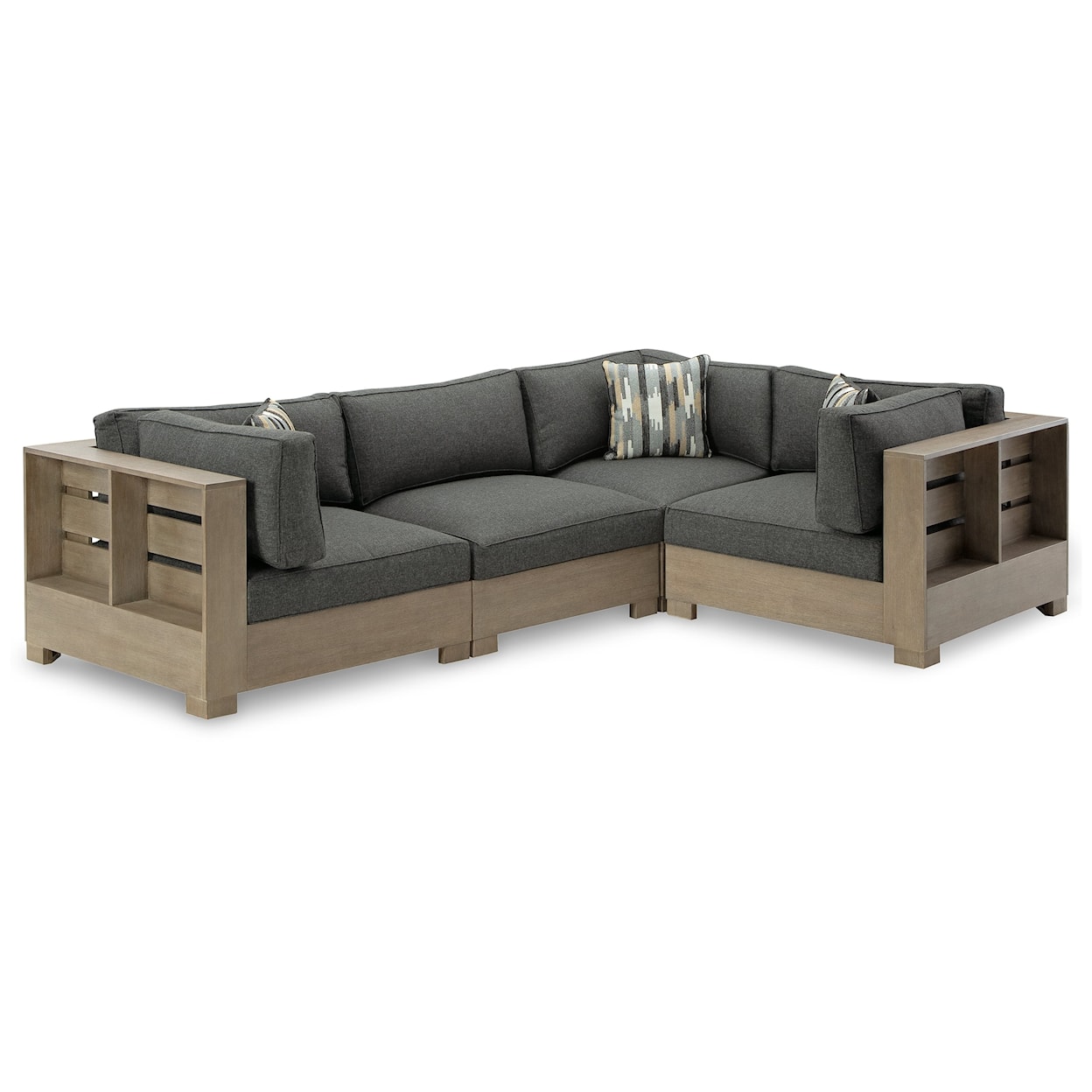 Signature Design by Ashley Citrine Park 4-Piece Outdoor Sectional