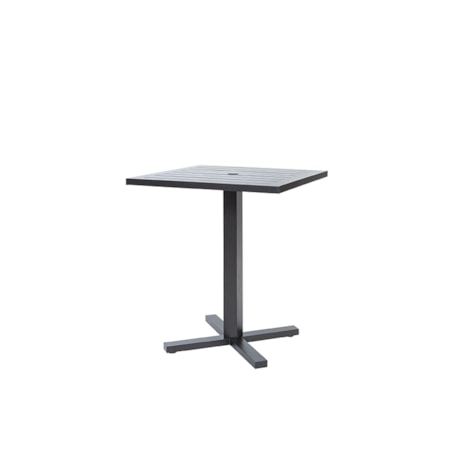 36" Sq. Counter Table w/Umbrella Hole