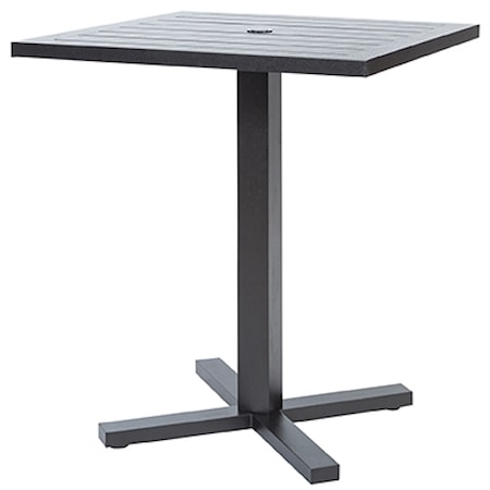 36" Sq. Counter Table w/Umbrella Hole