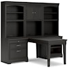 Ashley Signature Design Beckincreek 6-Piece Peninsula Desk