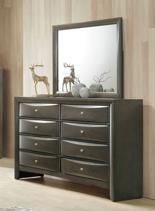 8-Drawer Dresser and Mirror