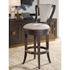 Artistica Verbatim Upholstered Swivel Barstool