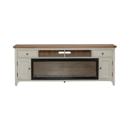 79 Inch Fireplace TV Console